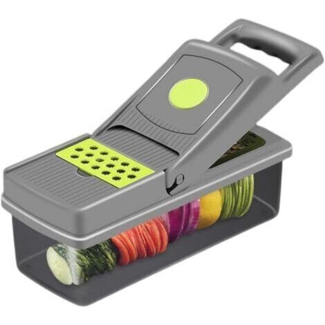 Coupe Légumes Hachoir À Légumes Pro Oignon Chopper Multifonctionnel 15 en 1 Hachoir Cuisine Légumes Trancheuse Dicer Cutter, Chopper avec Conteneur Cuisine et Restauration (1/5)