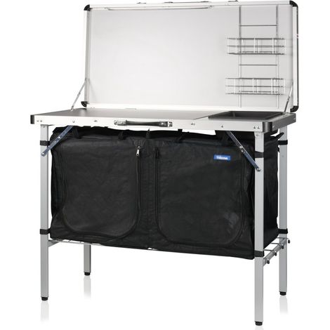 Cuisine d’extérieur Tristar KI-0825 – pliable – avec évier intégré – rangements multiples – sac de transport inclus