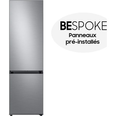 Samsung – Réfrigérateur combiné 60cm 387L gris – Froid ventilé Plus – Technologie Multi-Flow – Classe énergétique A – Connectivité WiFi (1/5)