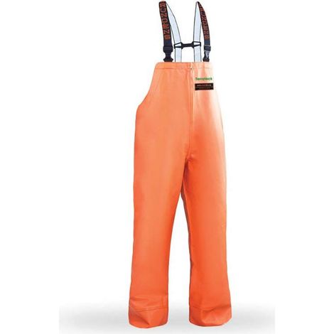 Cotte à bretelles renforcée - Couleur Orange - Taille Vêtement S