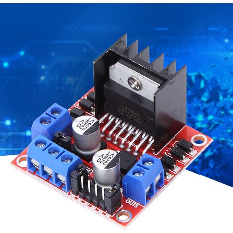Module de commande de moteur à double pont en H L298N compatible avec les moteurs pas à pas intelligents pour voitures et robots. (1/5)