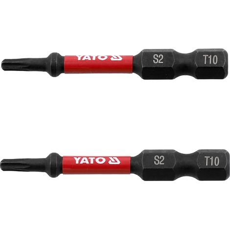 Schlagbits 1/4" TORX T10 50 mm, 2 Stück