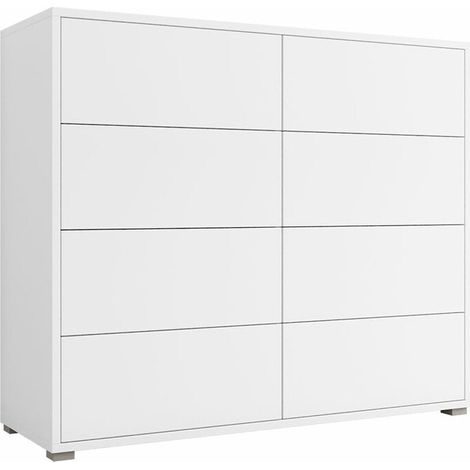 Cómoda Comfivo Tutela III, Blanco, Con cajones, Número de cajones: 0, 93x120x41cm