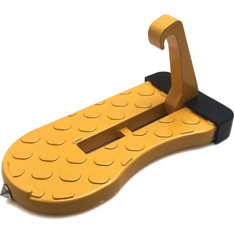 Sollbry Marchepied de porte de voiture pour accès au toit de voiture, crochet de marchepied de voiture pour toit universel, accès facile au toit pour la plupart des voitures, SUV, camions (orange) (1/3)
