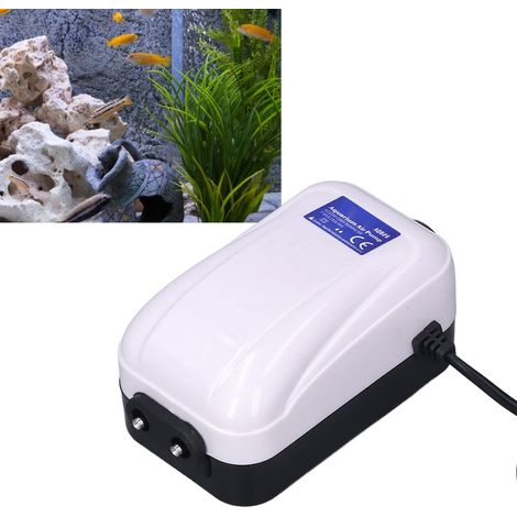 Pompe à air pour aquarium 5 W, générateur d'oxygène ultra-silencieux et compact, accessoire indispensable pour l'aquariophilie, oxygénateur pour aquarium, norme nationale 220 V (1/5)