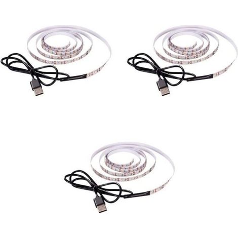 Striscia LED per coltivazione, lampada USB a spettro completo, 3 unità da 2 metri di lunghezza (1/5)