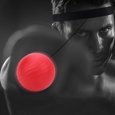 Reaktionstrainingsgerät: Box-Reflexball mit Kopfband zur Stressbewältigung (1/5)
