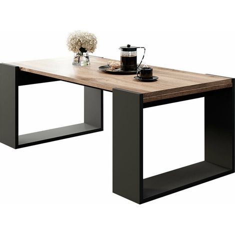 Table basse 120x55cm WOODY couleur  Wotan design moderne de haute qualité (1/4)