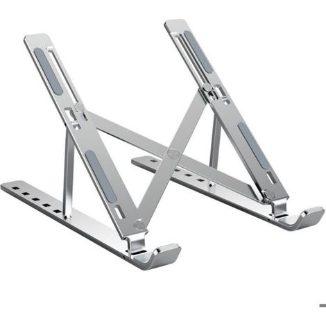 Support Pour Ordinateur Portable - Refroidisseur Ventilé En Aluminium - 6 Niveaux Réglables - Compatible Avec La Plupart Des Modèles - 1 Pièce (1/5)