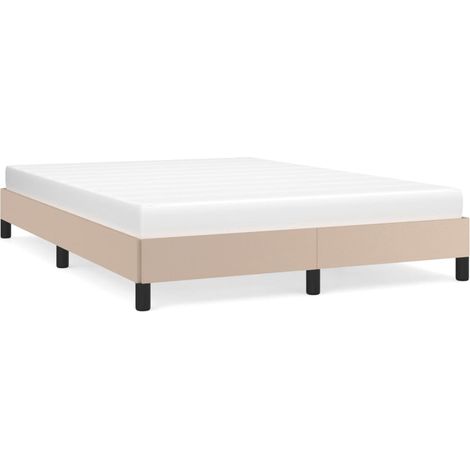 Lit double,Lit adulte,Cadre de lit sans matelas cappuccino 140x190 cm similicuir CFW7955599 (1/5)