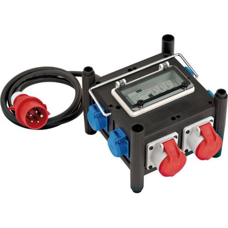 Brennenstuhl distribuzione di energia in gomma compatta BSV 3 FI / 16 2 IP44 2m H07RN-F 5G2.5 - 2xCEE16A, 5x230V