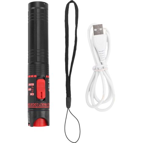 Stylo test fibre optique 30 km – Localisateur défaut – Source rouge – Rechargeable – Test câble