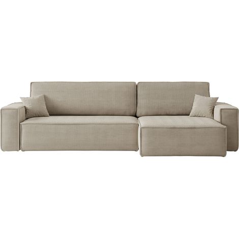 Canapé d'Angle avec fonction de couchage Karl XL du fabricant Beige