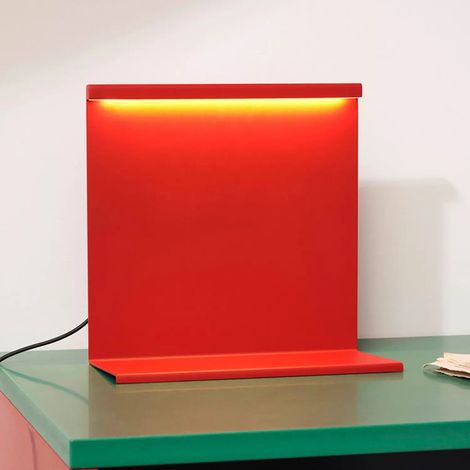 [GEBRAUCHT] B-Ware Hay Tischleuchte Lampe Led Mit Dimmer Rot Kunststoff Stahl Tomatenrot
