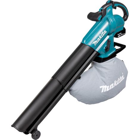 Makita DUB187T002 18V LXT Brushless Cordless Garden Leaf Blower Vacuum + 5ah (1/5)