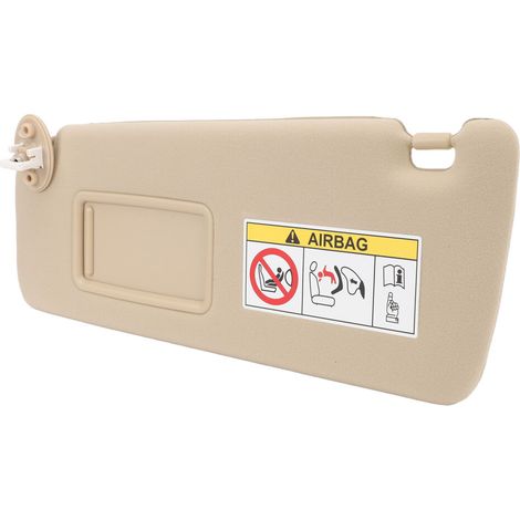 Sonnenblende mit Spiegel (beige) für Toyota Land Cruiser Prado (Linkslenker)