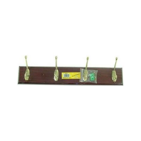 APPENDIABITO ATTACCAPANNI DA MURO PARETE IN LEGNO 3 4 6 GANCI 23873V 4 GANCI (23874)