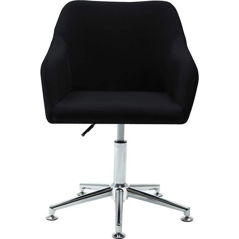 Maison Exclusive - Bürostuhl Drehbar Schwarz Stoff (1/5)