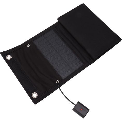 Chargeur solaire pliable 20 W avec sortie USB 5 V, étanche IP65, batterie externe portable avec panneau solaire pour une utilisation en extérieur (1/5)
