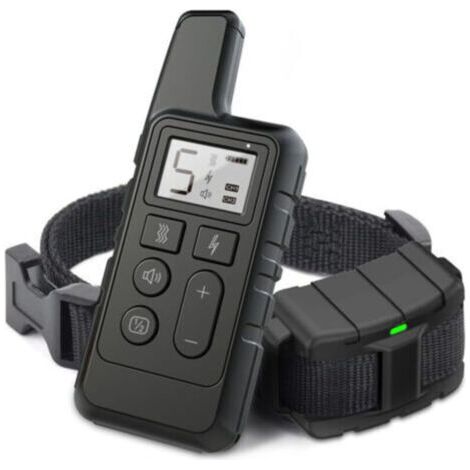 Dog Shock Collar 500M Dog Training Collar with Remote Rechargeable IPX7 Waterproof Electronic Collar for Small and Medium Dogs Black (1/4)
