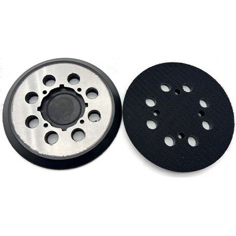Ortviai Disque de ponçage en alliage d'aluminium 125 mm pour ponceuse orbitale DWE6423 – finition précise et durable (1/5)