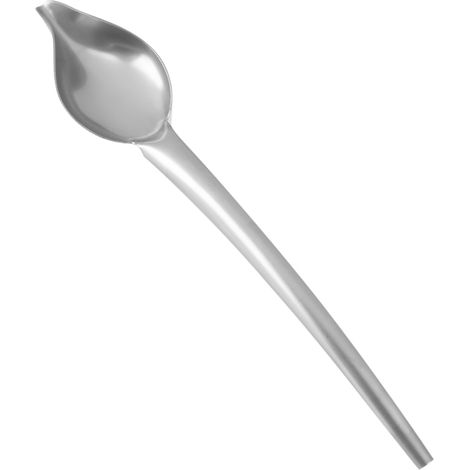 Cuillère à sauce en acier inoxydable, outil de dessin pour assaisonnement, dessert, décoration d'assiette, design alimentaire (1/5)