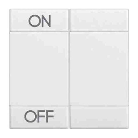 BTIN4911M2AGN Copritasto LivingLight a 2 funzioni con serigrafia ON OFF