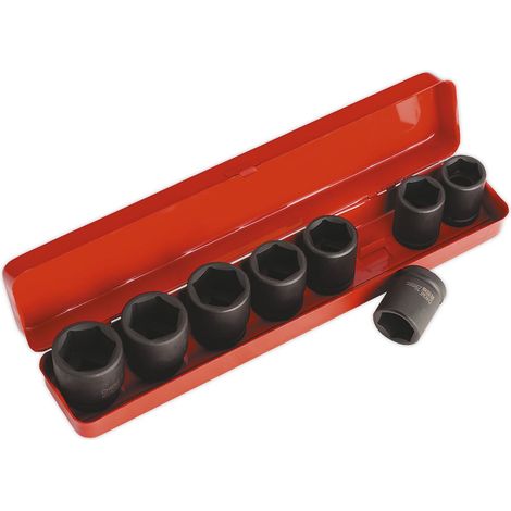 Sealey Premier Impact Socket Set 3/4""Sq Drive 8pc AK77/9M