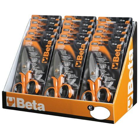 Forbici per elettricista acciaio inox Beta Action 145 mm 1128BMX/E15 (1/2)