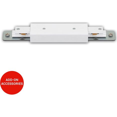 Briloner Rail Système de rail, milieu, Accessoires, Composant d'extension, Blanc, 203 cm