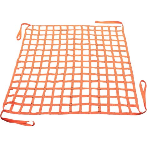 Filet de Chargement, 99 x 99 cm, indéchirable, Largeur de de 9,9 cm, capacité de Charge de 300 kg, pour l'organisation dans Les SUV, remorques de vélo, Toit, Aliments (1/5)