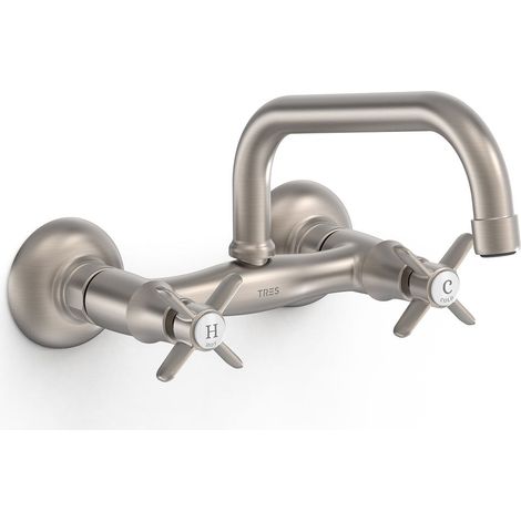 GRIFO BIMANDO MURAL PARA COCINA CON CAÑO SUPERIOR