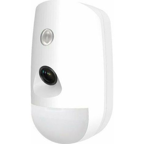 Hikvision – Détecteur infrarouge vidéo sans fil – Caméra de surveillance intérieure/extérieure – Portée 12m, angle 85,9° – Résolution 640x480