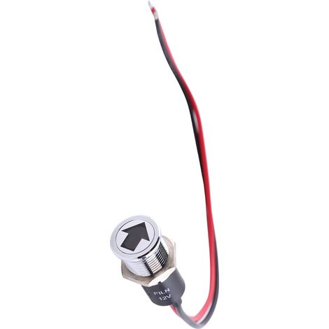 12V 14mm LED-Warnleuchte für Armaturenbrett, Nebelscheinwerfer, Blinker, Fahrrad, Auto, Boot, rot, blau, grün (1/5)