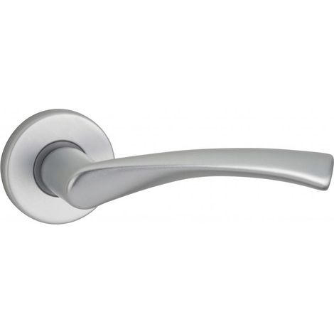 Paire de béquilles Canopee pour porte, carré 7mm, argent - (1/4)