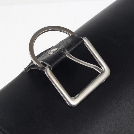 Sacoche de selle moto - Ronde en PU cuir - Étanche - Pour Harley - Dimensions 30,5x13,5x13,5 cm (1/4)