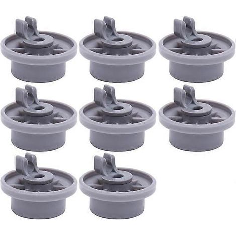 8 roulettes pour panier inférieur universel de lave-vaisselle Siemens Bosch Beko Neff (1/5)