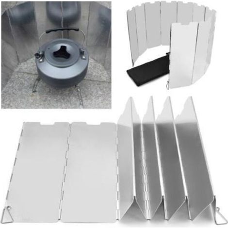 Pliable 10 assiettes Plier la cuisinière à gaz Cuisinière à gaz Écran pare-vent extérieur (1/4)