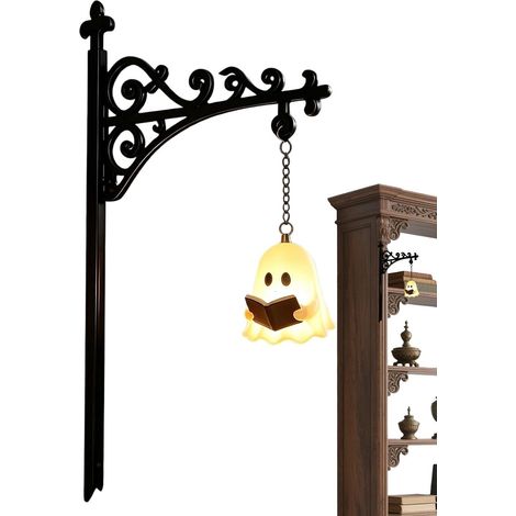 Jolie lampe de lecture fantôme pour Halloween - Décoration LED à (1/5)
