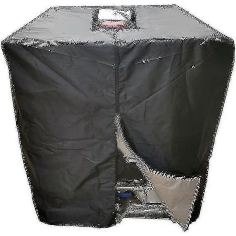 Housse de protection étanche et anti-poussière pour réservoir d'eau de pluie IBC de 1000 litres, protection solaire et UV, en tissu Oxford 210D. (1/4)