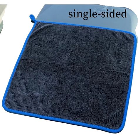 Asciugamano in microfibra, ultra spesso, ad alta assorbenza, 1 pezzo, blu 60x90 (1/2)
