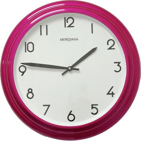 Orologio da Parete in Metallo Tondo Magenta 37 cm (1/2)