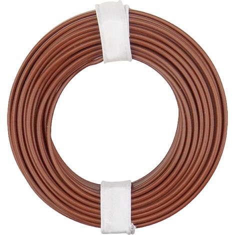 Donau Elektronik 150-018 Litze 1 x 0.50 mm² Braun 10 m