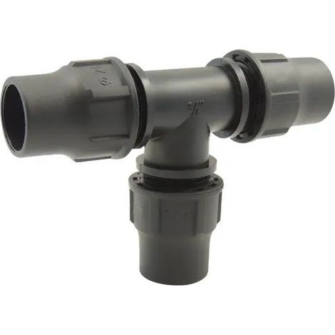 Té égale rapide pour tuyau goutte à goutte 16mm