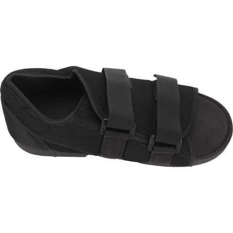 Chaussures post-opératoires réglables en hauteur, semelle rigide, soutien orthopédique pour orteil, blessure au pied, taille L23.5cm/10.43in (1/5)