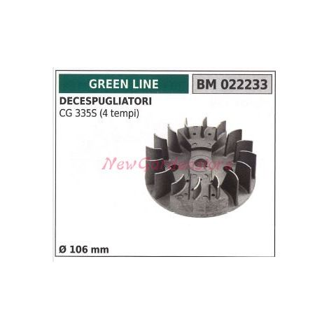 Volano magnetico GREEN LINE decespugliatore CG 335S 4 tempi Ø106mm 022233