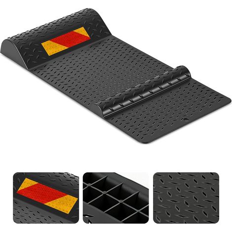 TolleTour Parkmatte Parkplatzbegrenzer Einparkhilfe Einparkmatte PE 2 Stück mit Schrauben (1/5)