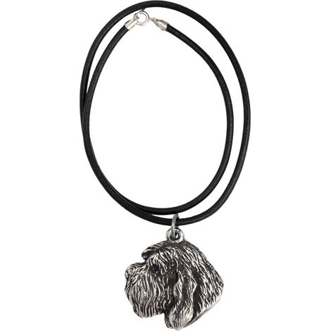 Otterhound, Otter Dog - collana con ciondolo placcato in argento per gli amanti dei cani, gioiello unico di Art-Dog (1/4)