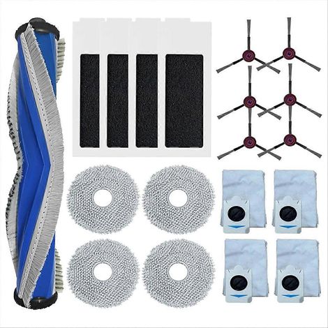 T30S Set: Seitenbürste + HEPA-Filter + Wischmopp + Staubbeutel, Wartungsset für Saugroboter, kompatibles Ersatzzubehör, effiziente Reinigung, 4-teilig (1/5)