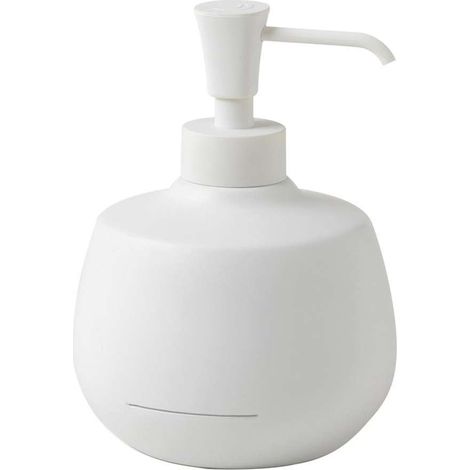 Sapho Gedy Kira - Dispensador de jabón de pie, blanco mate KI8002 (1/4)
